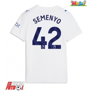Manchester City Antoine Semenyo #42 Tercera Equipación Mujer 2026-27 Manga Corta
